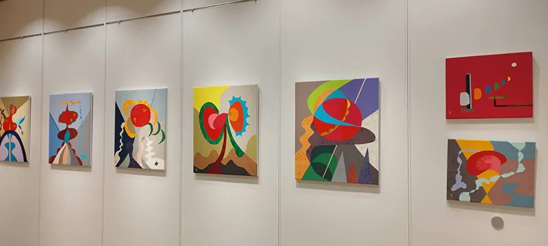 sougeiga ���|�� ����������, Cloth inlay Art, �z�ۛ�, Kousai Watanabe, �n粌��ʁi�킽�Ȃׂ��������j